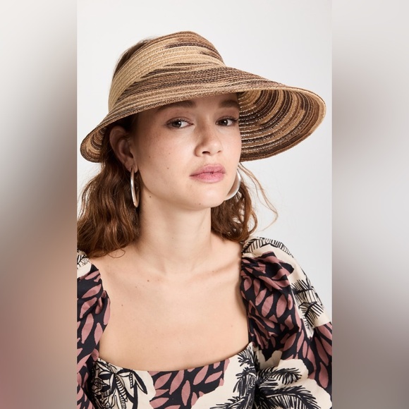 NWT Eugenia Kim Trixie Visor in Brown/Multi main image 8